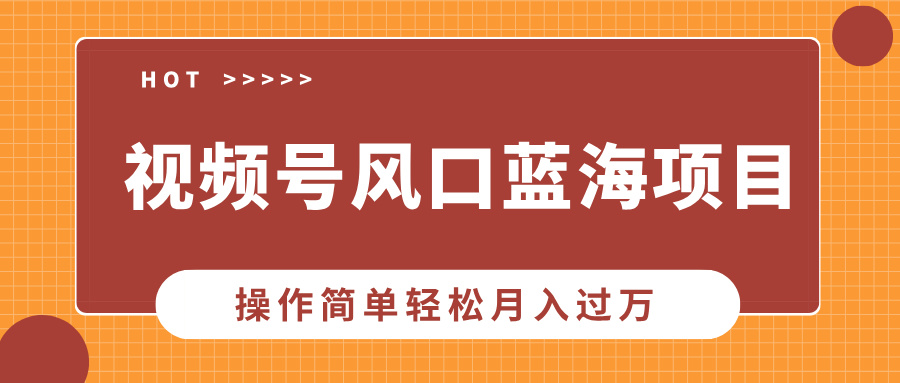 （13945期）视频号风口蓝海项目，中老年人的流量密码，操作简单轻松月入过万-生财赚 -赚钱新动力