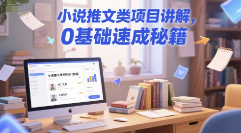 小说推文类项目讲解，0 基础速成秘籍-生财赚 -赚钱新动力