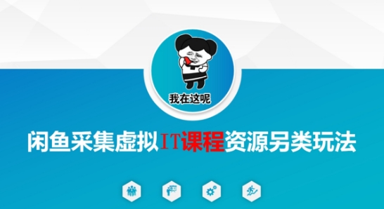 闲鱼采集虚拟IT课程资源另类玩法，干货满满-生财赚 -赚钱新动力