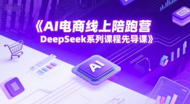 AI电商线上陪跑营，DeepSeek系列课程先导课-生财赚 -赚钱新动力