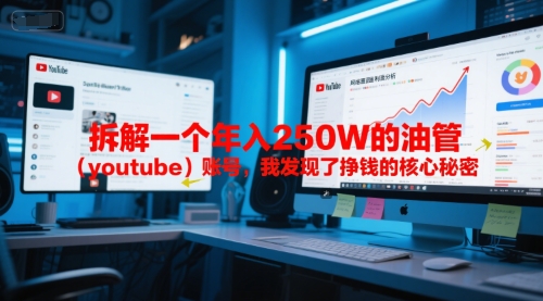 付费文章：拆解一个年入250W的油管（youtube）账号，我发现了挣钱的核心秘密-生财赚 -赚钱新动力