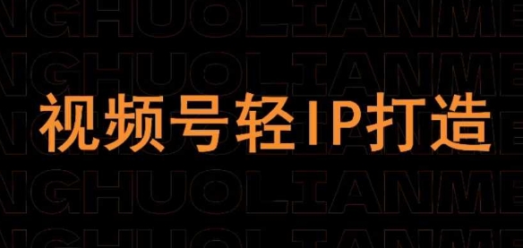 视频号线上课程，视频号轻IP打造-生财赚 -赚钱新动力