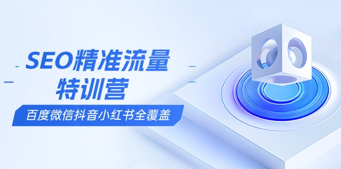 （13851期）SEO精准流量特训营，百度微信抖音小红书全覆盖，带你搞懂搜索优化核心技巧-生财赚 -赚钱新动力