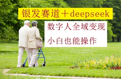 银发赛道+deepseek数字人全域变现，小白也能操作-生财赚 -赚钱新动力