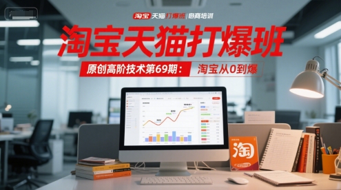 淘宝天猫打爆班原创高阶技术第69期：淘宝从0到爆-生财赚 -赚钱新动力