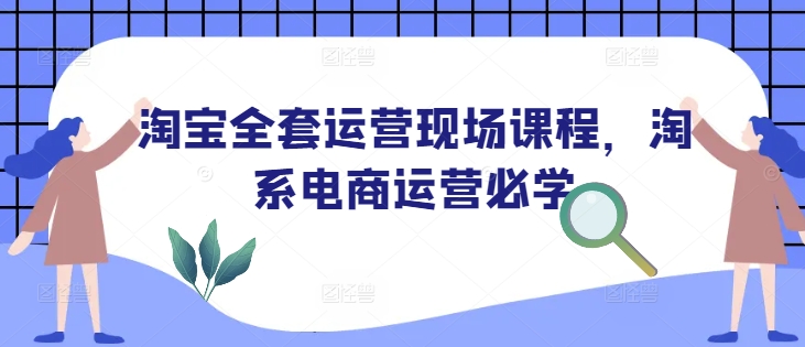 淘宝全套运营现场课程，淘系电商运营必学-生财赚 -赚钱新动力