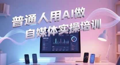 普通一个人用AI做自媒体，助你轻松开启AI自媒体创作之路-生财赚 -赚钱新动力