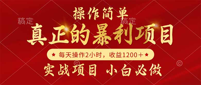 （14978期）真正的暴利项目，操作简单，每天收益1200＋，自己做老板-生财赚 -赚钱新动力