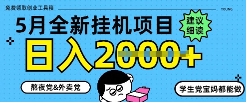 5月最新挂G项目8.0玩法，纯手机操作，稳稳日入1k+【揭秘】-生财赚 -赚钱新动力