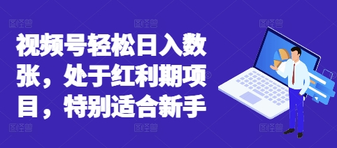 视频号轻松日入数张，处于红利期项目，特别适合新手-生财赚 -赚钱新动力
