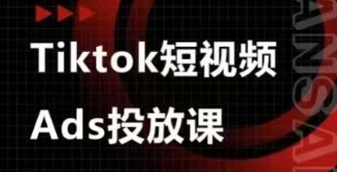 Ads视频投放课，tiktok短视频广告投放课-生财赚 -赚钱新动力
