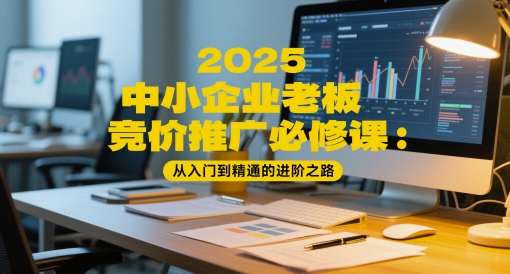 2025中小企业老板竞价推广必修课：从入门到精通的进阶之路-生财赚 -赚钱新动力