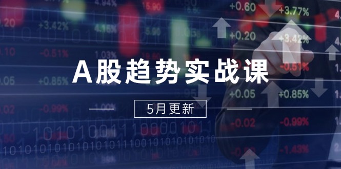 （14808期）A股趋势实战课：主力动向+政策红利，2025全年策略5月更新-生财赚 -赚钱新动力