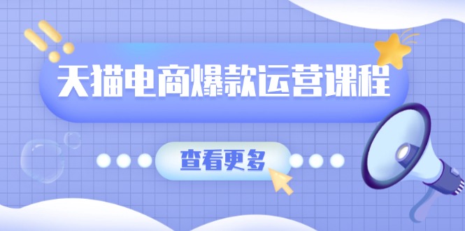 （13910期）天猫电商爆款运营课程，爆款卖点提炼与流量实操，多套模型全面学习-生财赚 -赚钱新动力