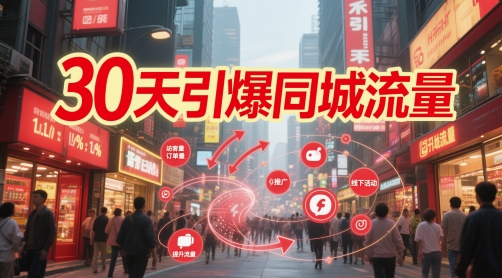 30天引爆同城流量：团购篇 认知篇 流量篇 来客篇 达人篇 老板人设IP篇 投流篇-生财赚 -赚钱新动力