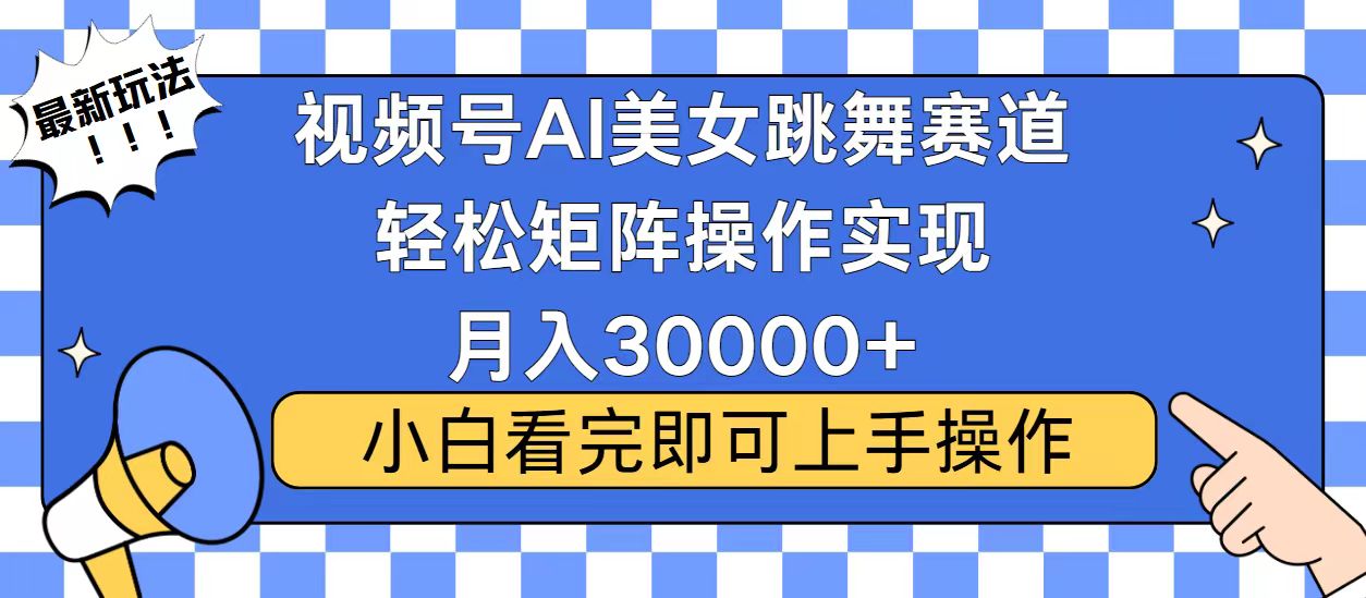 （13813期）视频号蓝海赛道玩法，当天起号，拉爆流量收益，小白也能轻松月入30000+-生财赚 -赚钱新动力