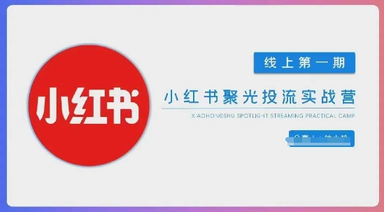 小红书聚光陪跑第一期，教你从0到1玩转小红书聚光投流，搭建小红书付费投流团队，更快的见到效果-生财赚 -赚钱新动力
