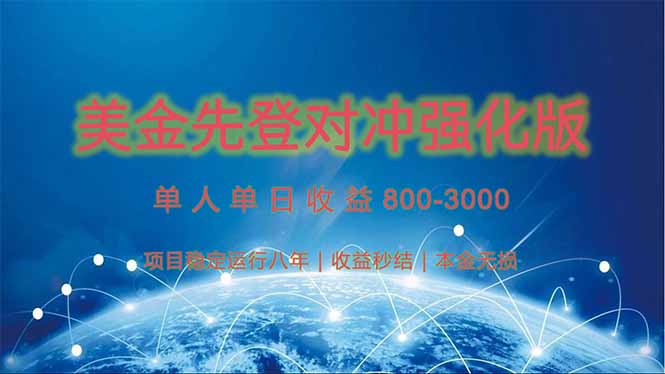 （15012期）美金先登计划对冲强化版，2025年黑马中最暴力收益日收益1k-4k（可放大…-生财赚 -赚钱新动力