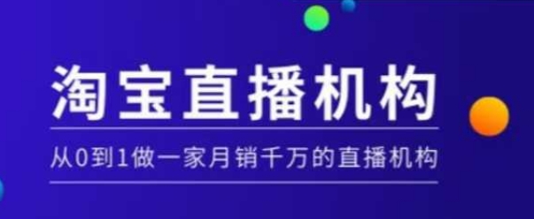 淘宝直播运营实操课【MCN机构】，从0到1做一家月销千万的直播机构-生财赚 -赚钱新动力