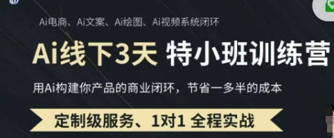 AI实操培训第20-21期线下，0基础保姆级教程，3月最新整理，企业获客、降本增效、打造超级个体-生财赚 -赚钱新动力