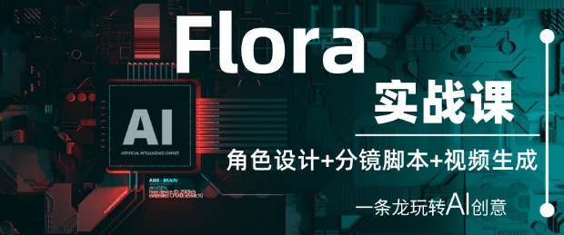Flora实战课：角色设计+分镜脚本+视频生成，一条龙玩转AI创意-生财赚 -赚钱新动力