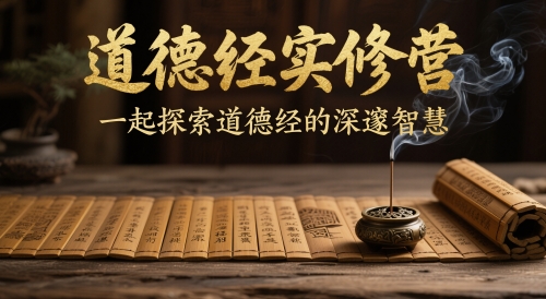 道德经实修营，一起探索道德经的深邃智慧-生财赚 -赚钱新动力